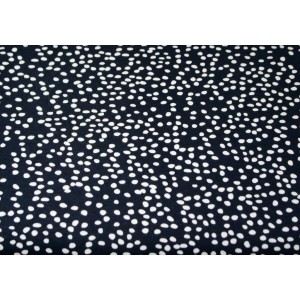 10cm Bio-Baumwolljersey "Konfetti dunkelblau" Birch Fabrics    (Grundpreis € 23,00/m)